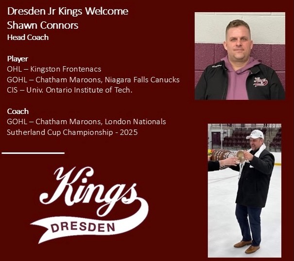 The Kings are excited to introduce Shawn Connors as our Head Coach.  Shawn brings a wealth of playing and coaching experience to the team.  Looking forward to Spring camp with Shawn at the helm.
